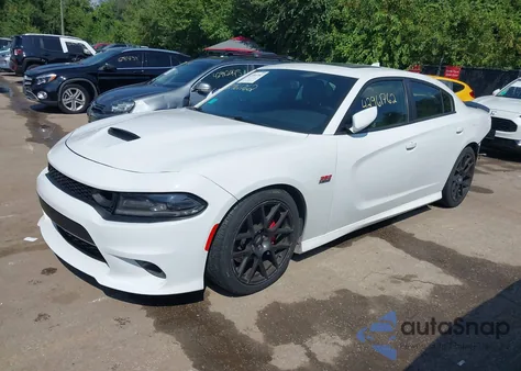 2017 Dodge Charger R/T Scat Pack Rwd из США, поврежденный, VIN 2C3CDXGJXHH556966